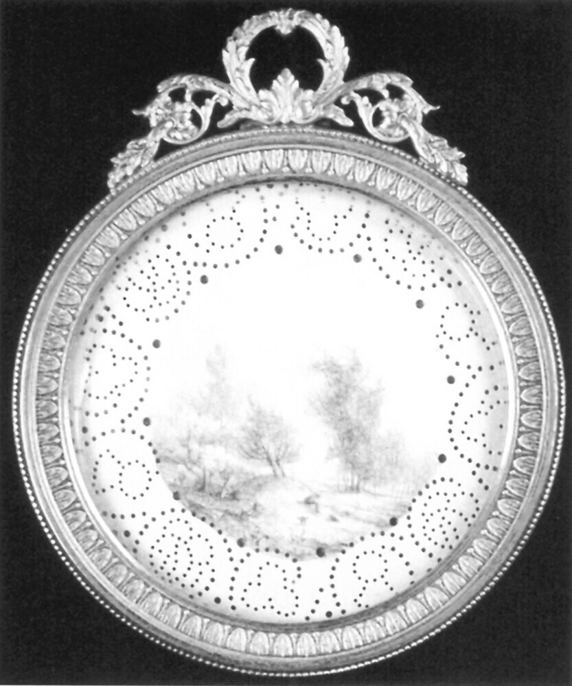 Landschap met loofbomen