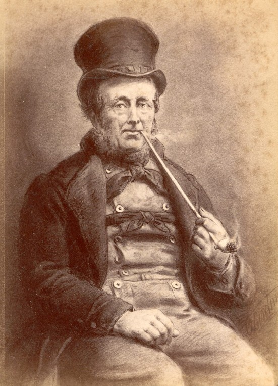 Man in klederdracht (foto van schilderij van Otto Eerelman, uit album)