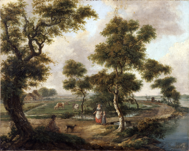 Landschap met figuren