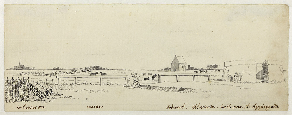 Gezicht omgeving Appingedam (Holwierde, Marsum, Solwerd, Uitwierde)