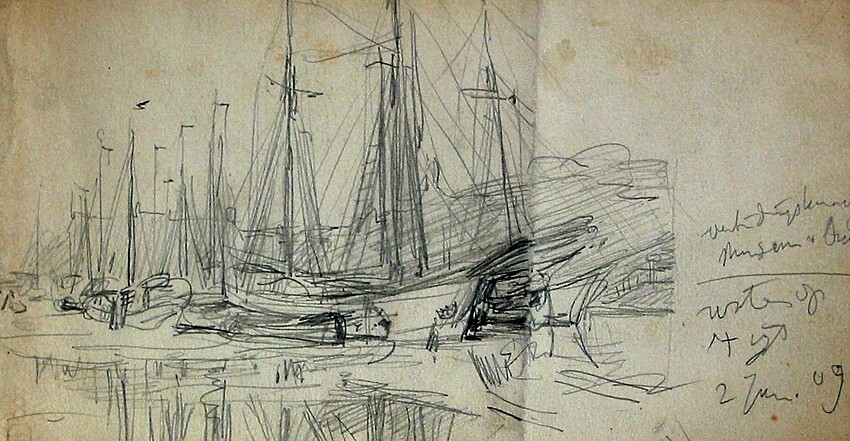 Verbindingskanaal bij het Museum van Oudheden