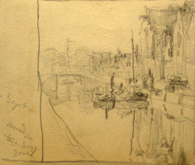 Binnen Boterdiep naar buiten gezien