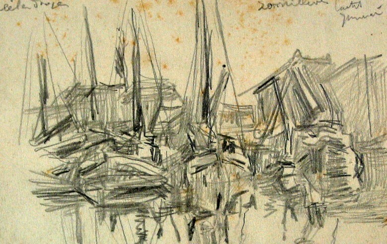 Hoendiep bij de rolpalen