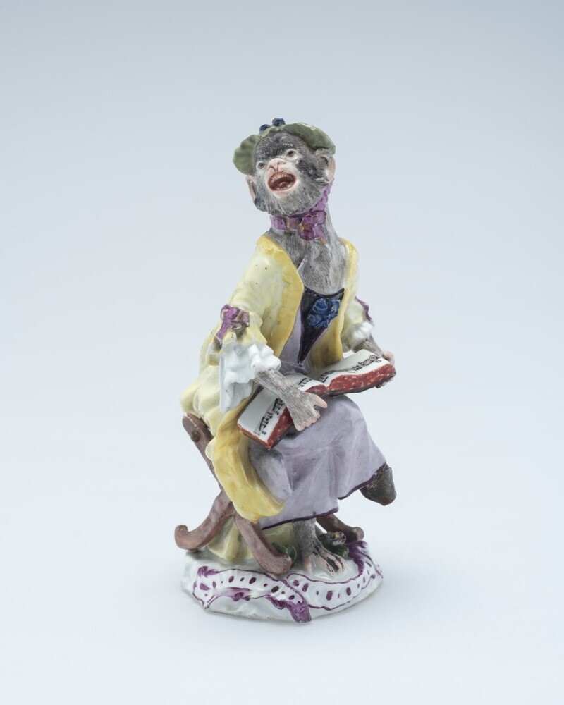 zingende apin uit het apenorkest