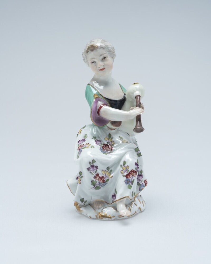 Doedelzakspelend meisje