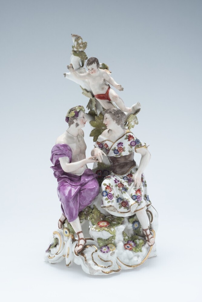 Venus en Bacchus onder een boom