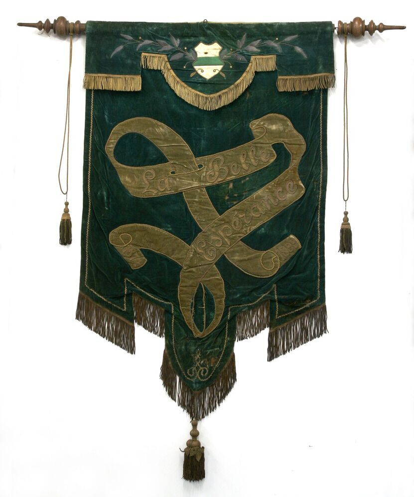 Vaandel Rederijkerskamer La belle espérance 1874-1899