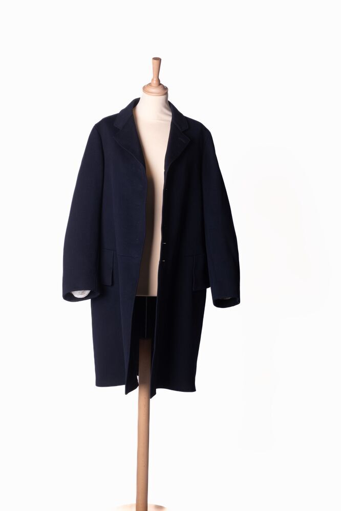 Donkerblauwe herenjas