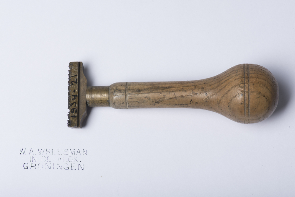 Langwerpig stempel Wreesman