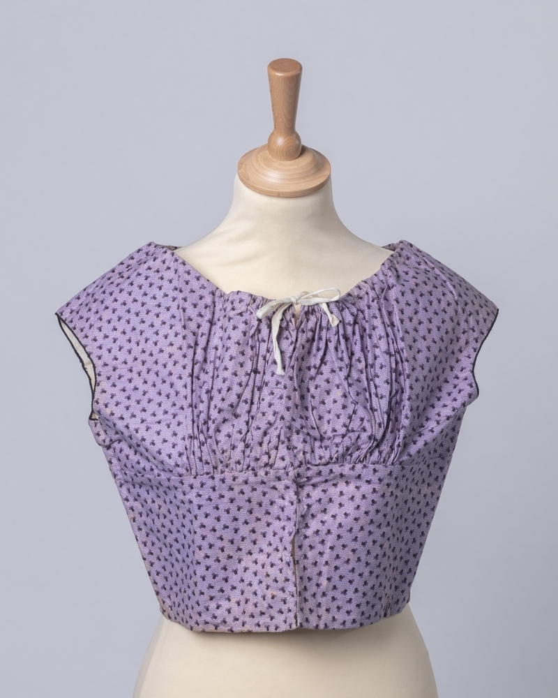 Onderlijfje van bedrukt katoen