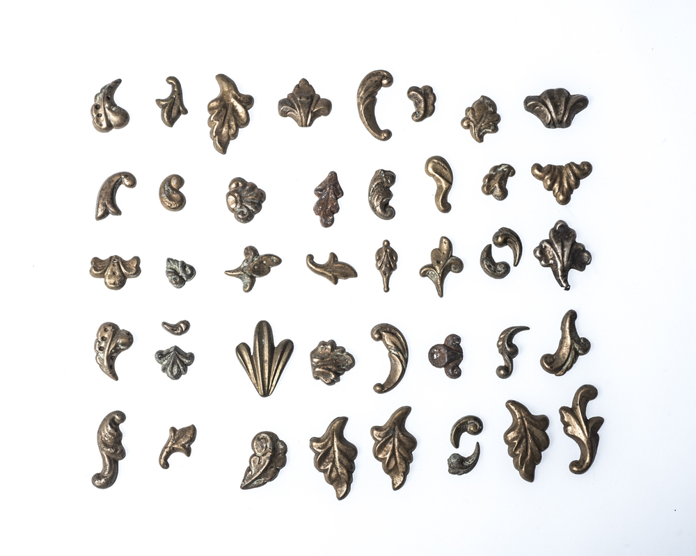 Modellen voor bladornamenten