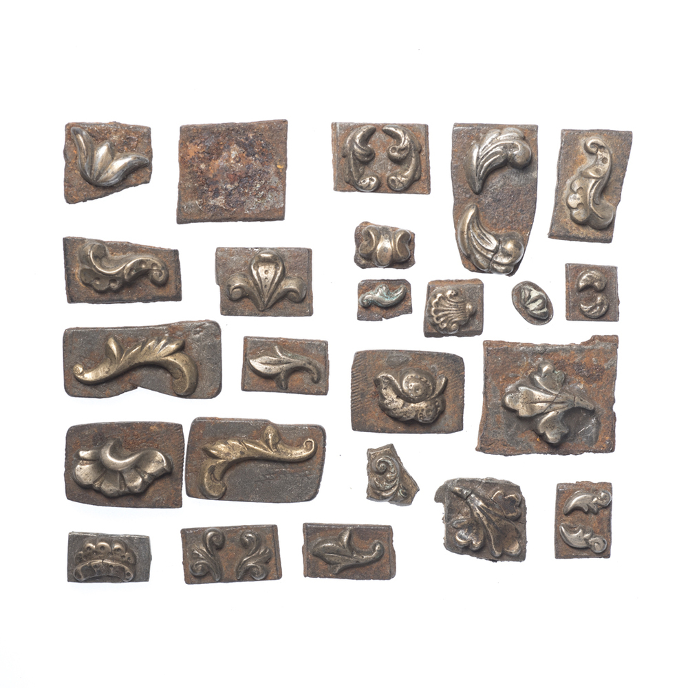 Modellen voor bladornamenten