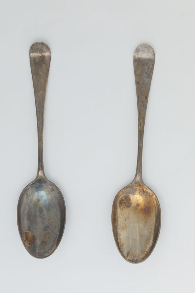Twee lepel van zilver