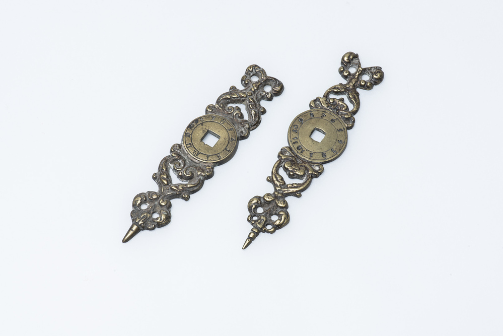 Twee wijzers van een uurwerk