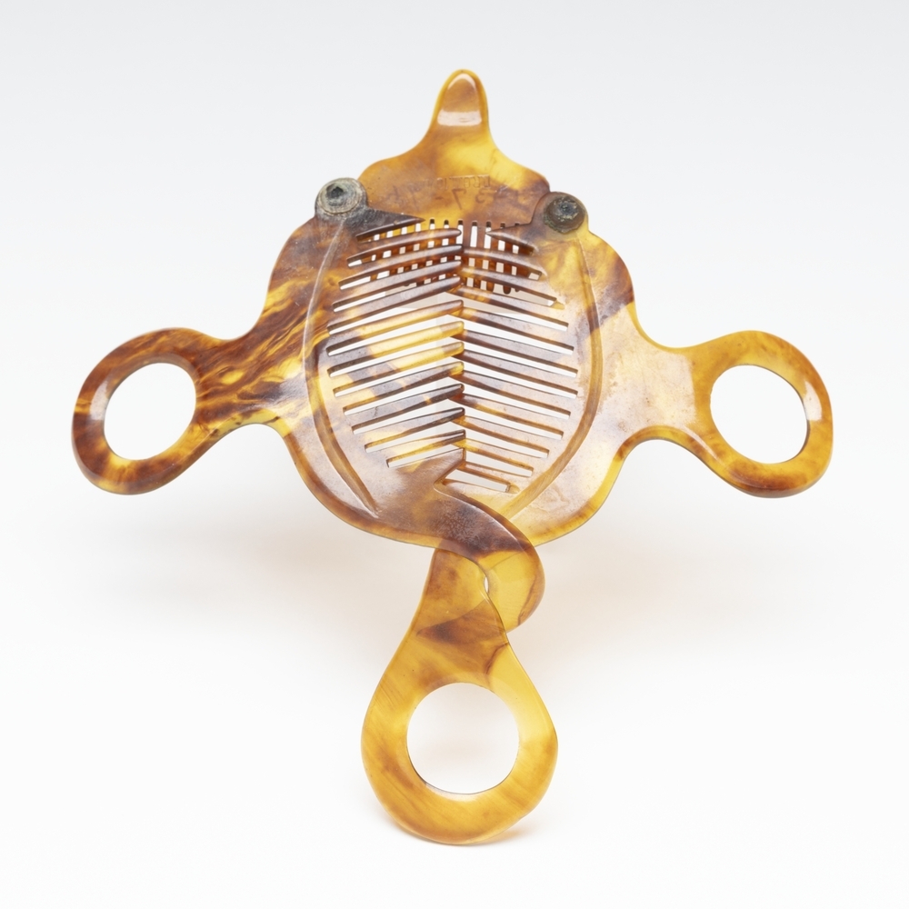 Haarkam met 2 scharnieren