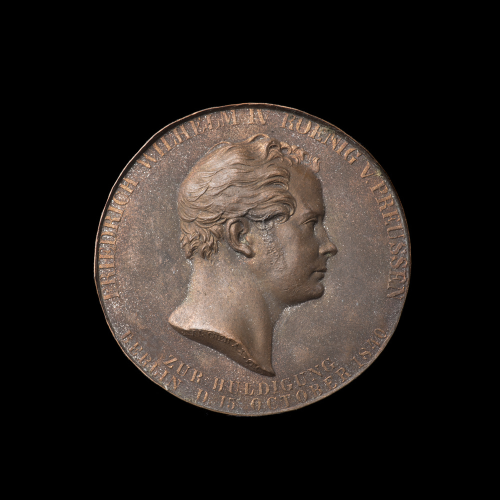 Afslag van een Penning: Friedrich Wilhelm IV Koenig von Preussen