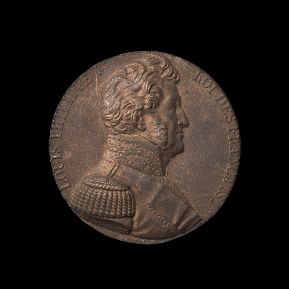 Afslag van een penning: Louis Philippe I roi de Français