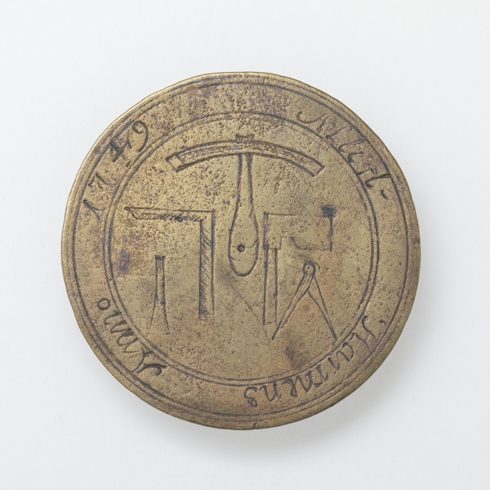 Gildepenning van het Timmerlieden en Kuipersgilde