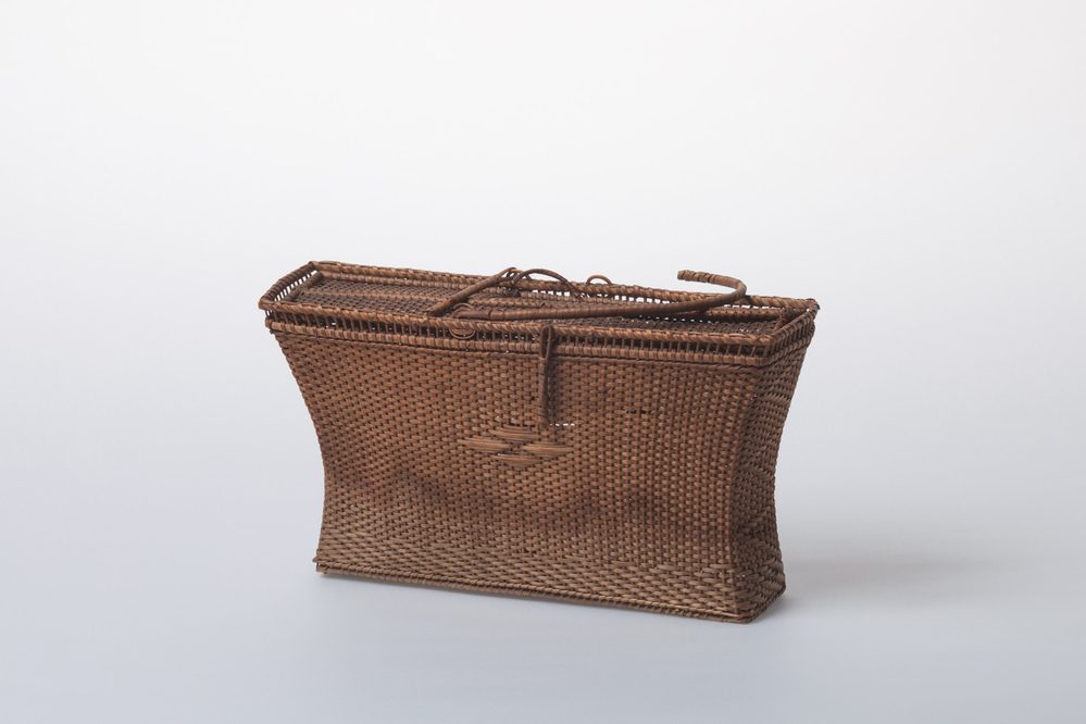 Mutsenmandje van riet