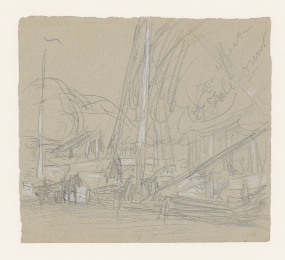 Gezicht naar het maagdenbruggetje bij de Bloemstraat