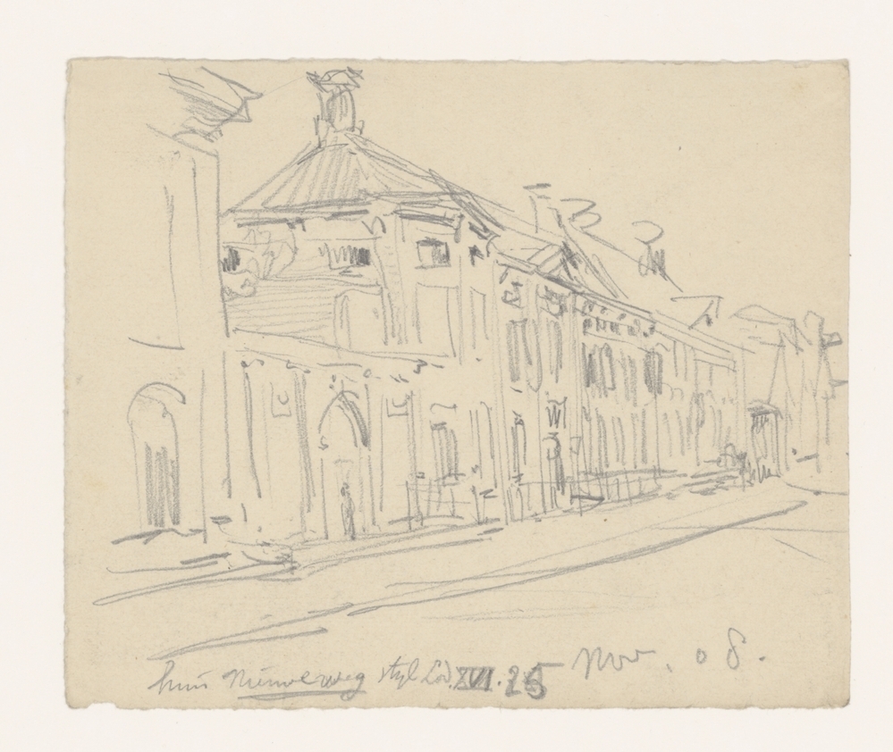 Nieuweweg, huis van Van Swinderen, stijl Lodewijk XVI