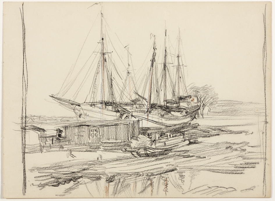 Reitdiep, scheepstimmerwerf van de Gebr. Bos