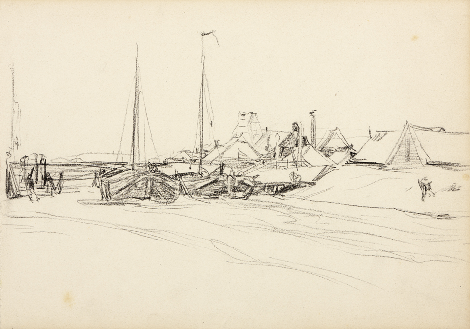 Reitdiep bij de spoorbrug