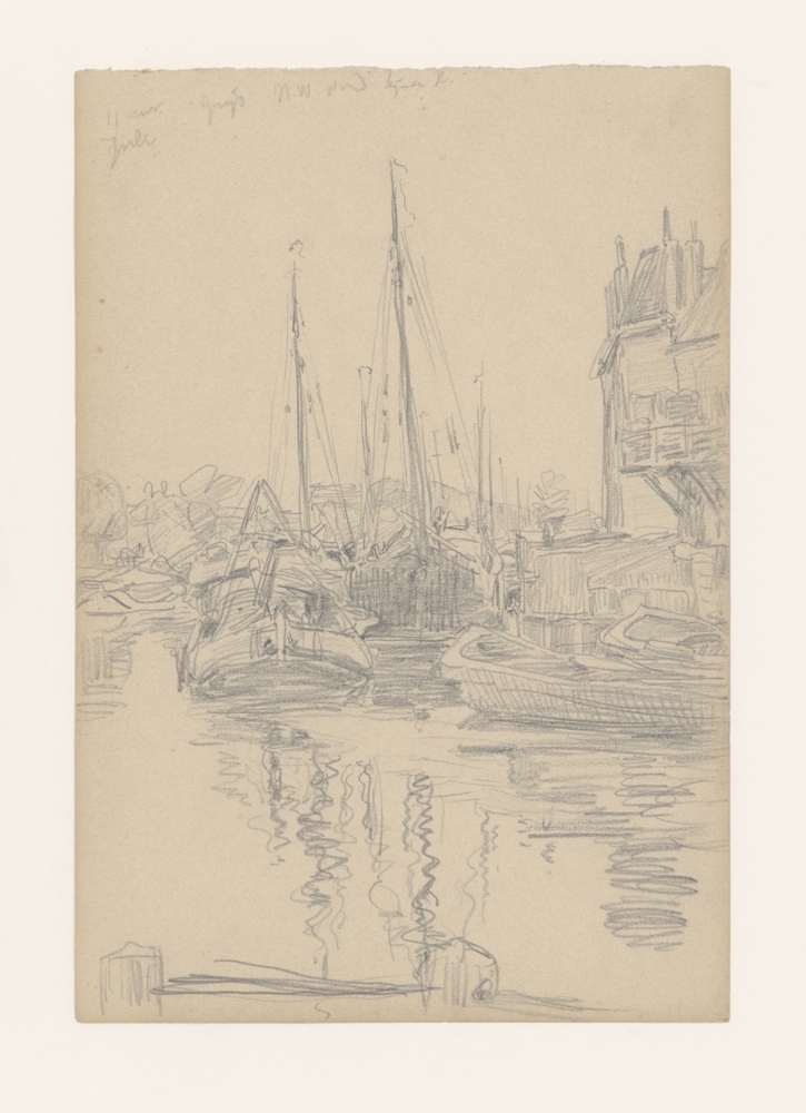 Winschoterdiep bij de Bontebrug