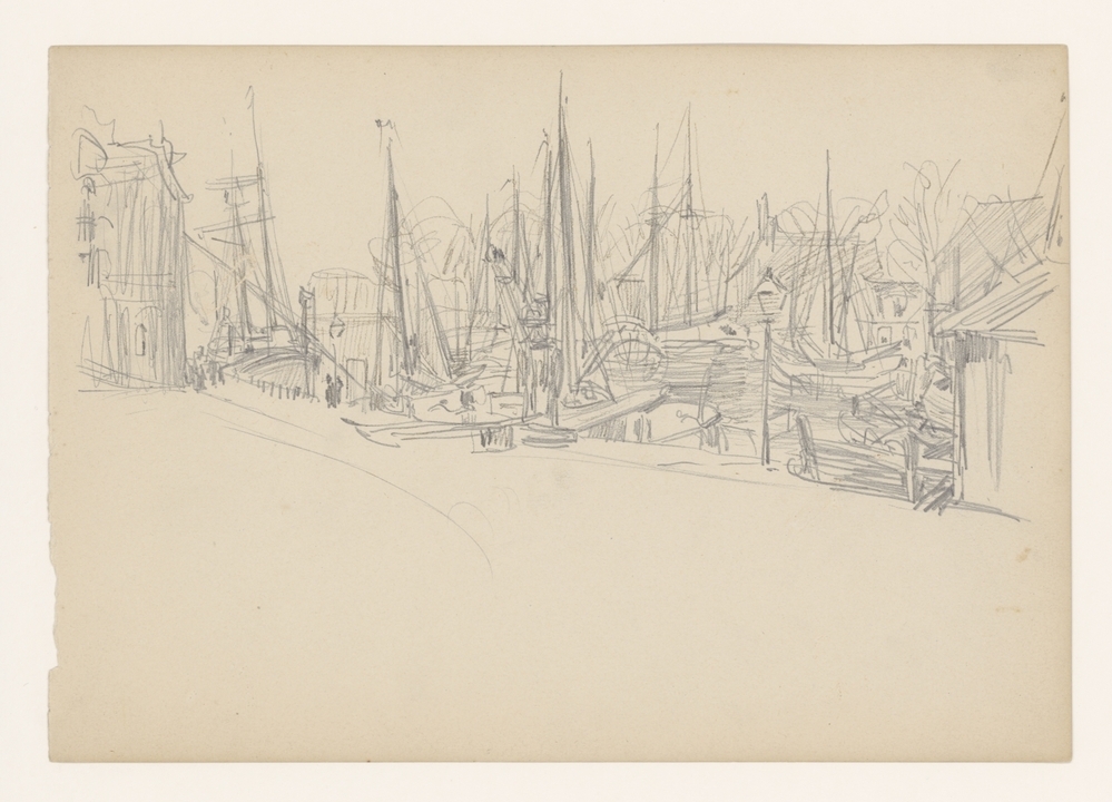 Noorderhaven vanaf hoek Kijk in 't Jatstraat