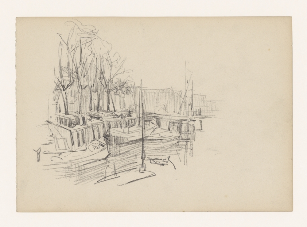 Kijk in 't Jatbrug vanaf Lopende Diep