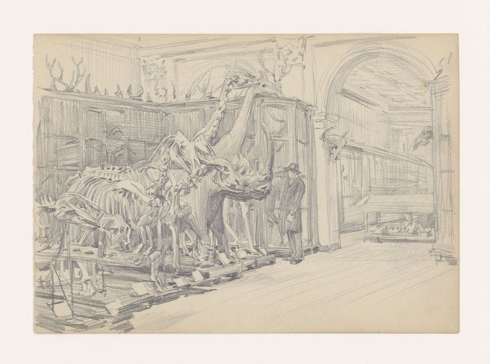 Museum van Ankum, met dhr Roorda van het doofstommeninstituut