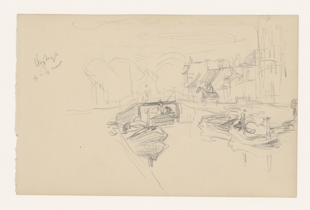 Gedempte Boterdiep naar het Noorden gezien