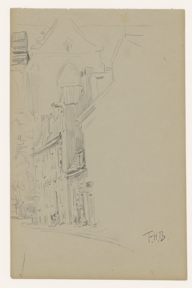 Akerkstraat met hoekhuis