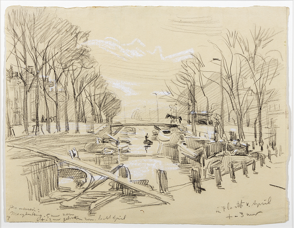 Ebbingebrug met paardetram