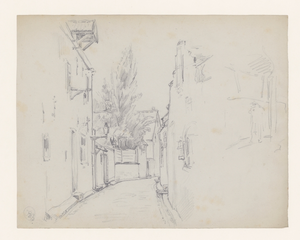 Straatje bij de Toren (Kreupelstraatje?)