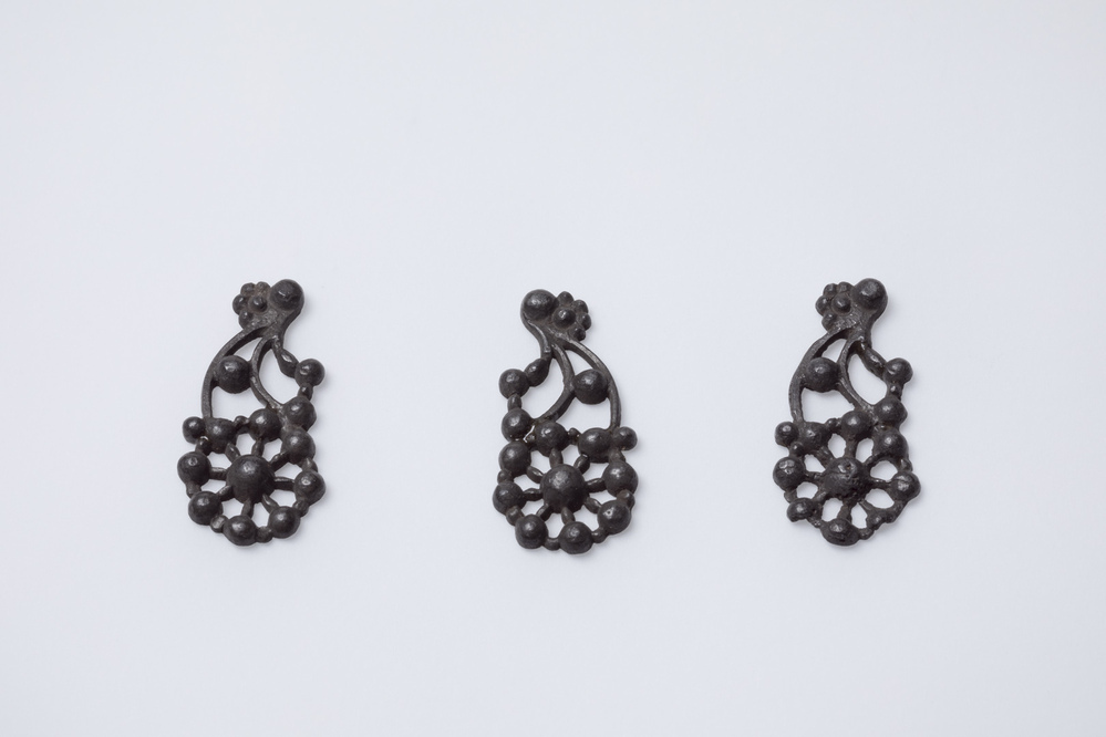 Loden model voor een ornament