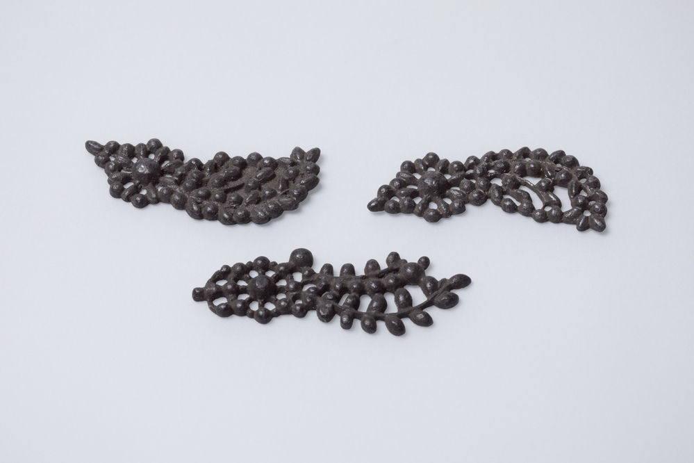 Loden model voor een ornament