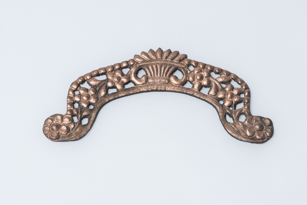 Koperen model voor een tasbeugel