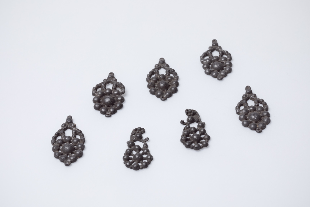 Loden model voor een ornament