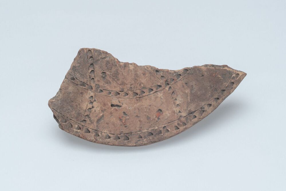 Fragment van een deksel