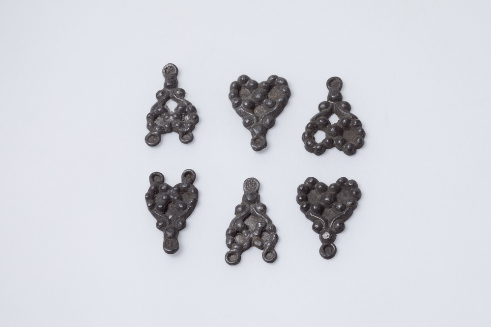 Loden model voor een onderdeel van een halsketting