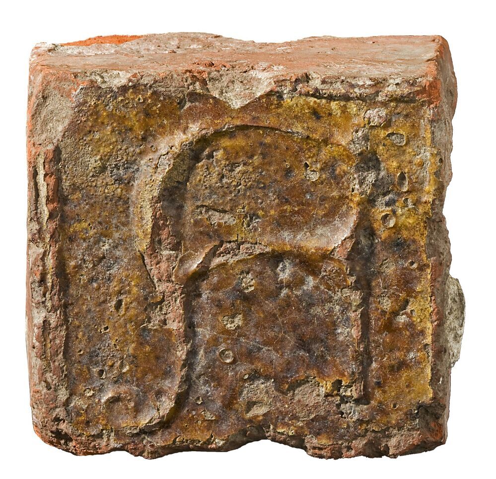 Bakstenen siertegel A (Groningen)