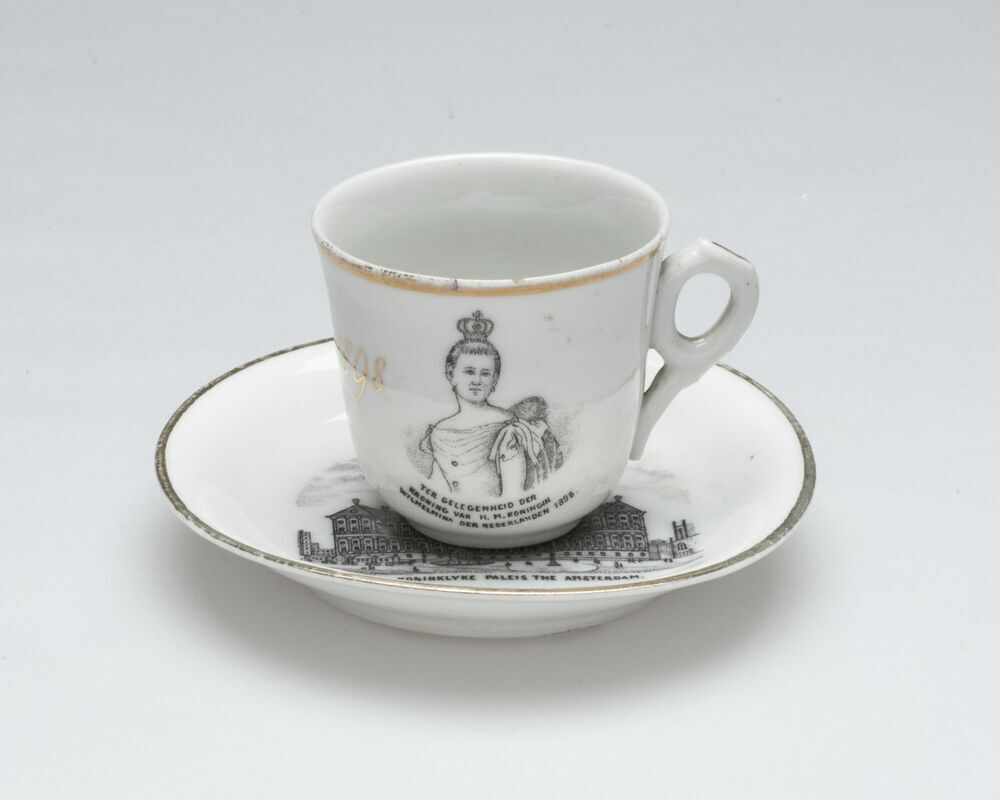 Kop en schotel Koninklijk Paleis op de Dam