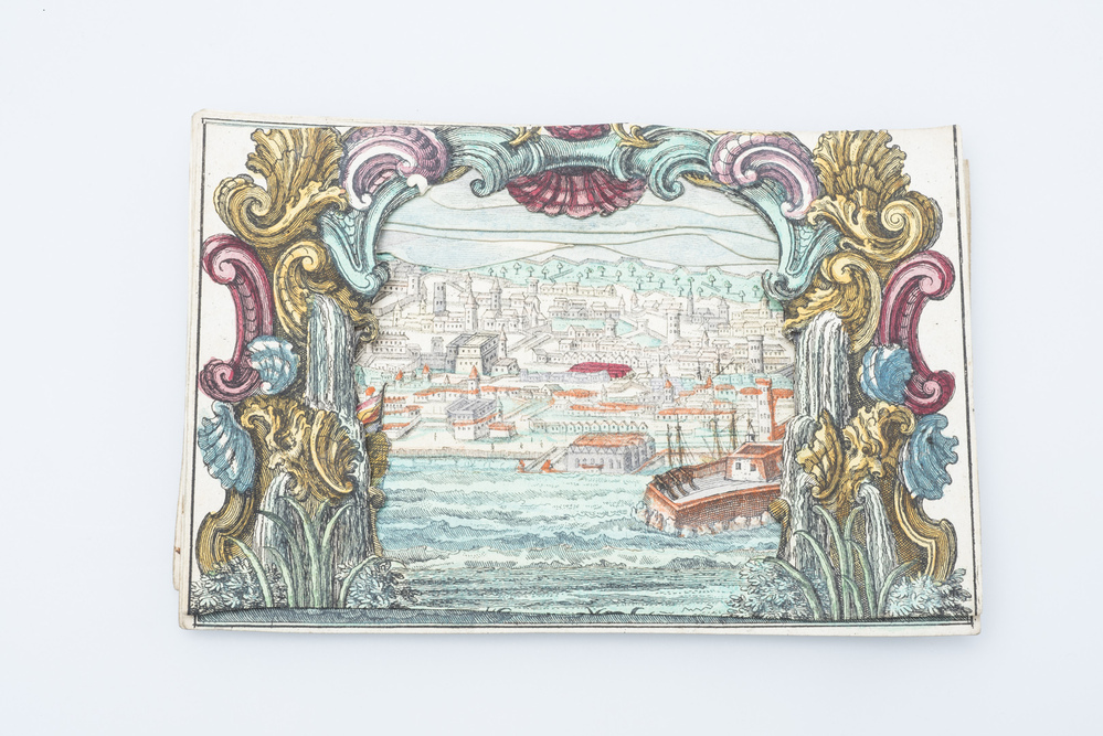 DE STAD EN HAVEN VAN GENUIA