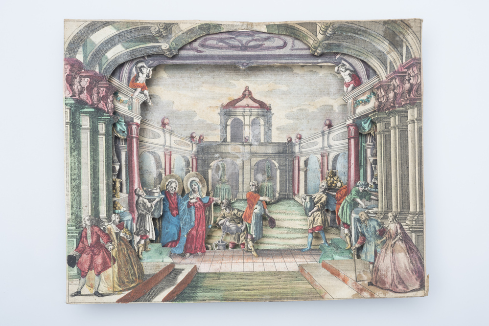 Perspectiefprent no. 58, De bruiloft te Canaa