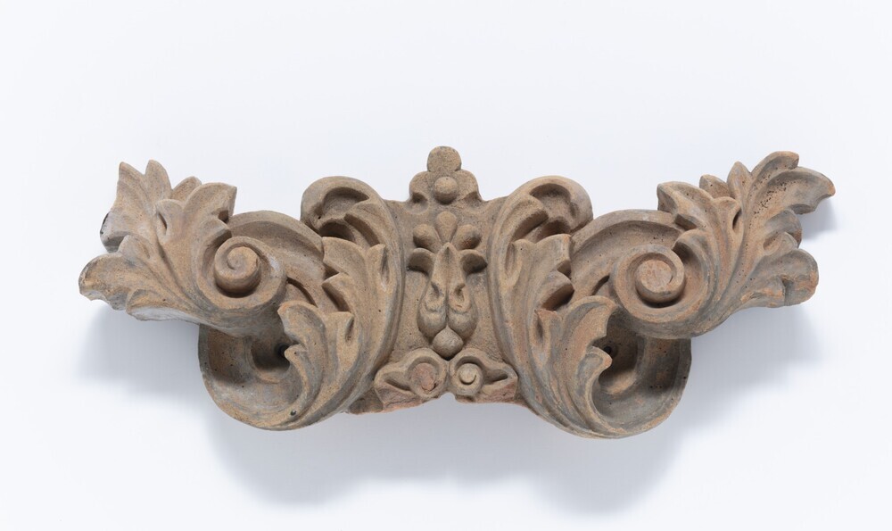 Fragment van een versiering voor een gevel