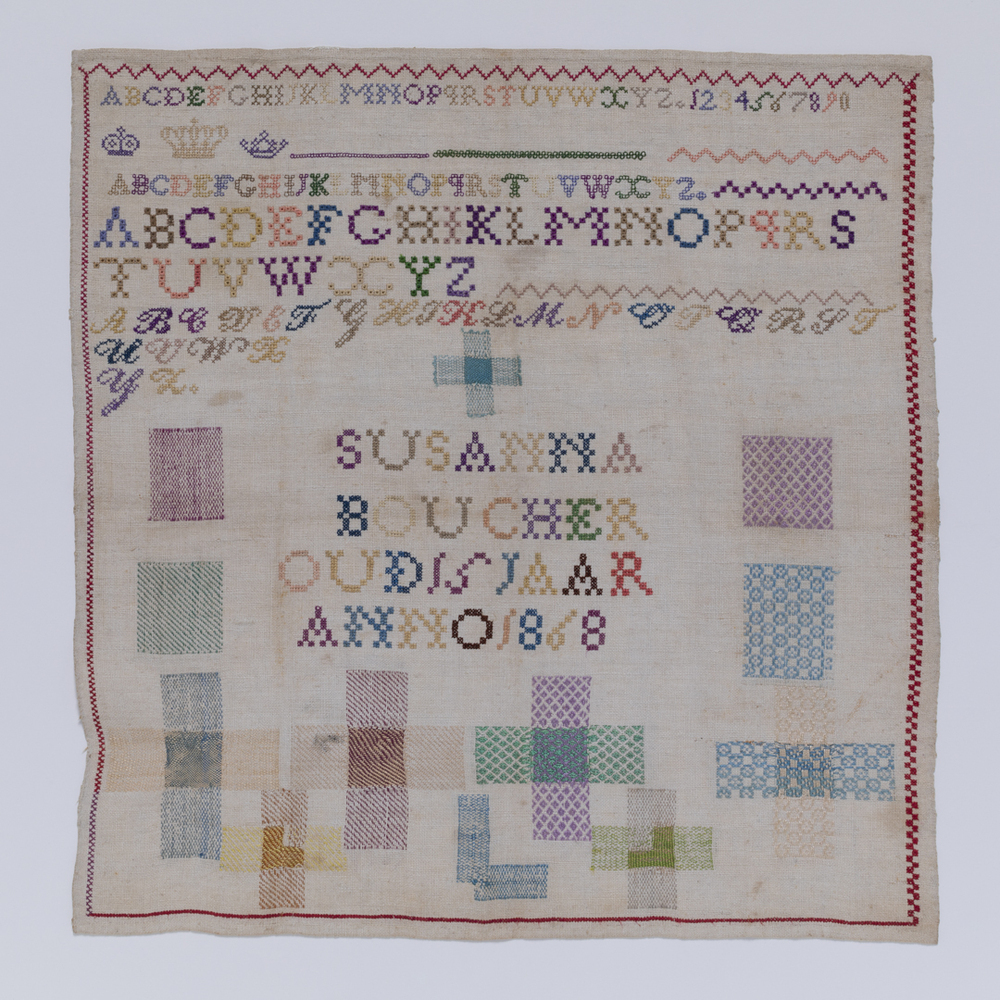 Merklap van Susanna Boucher