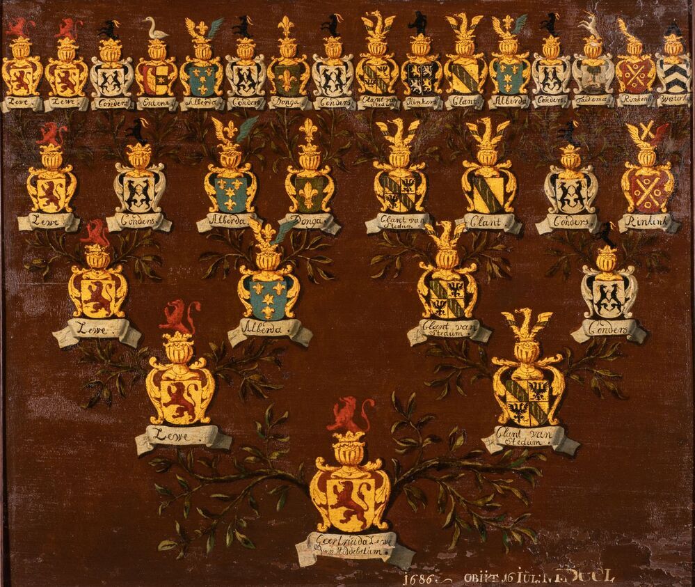 Kwartierstaat van Geertruida Lewe van Middelstum