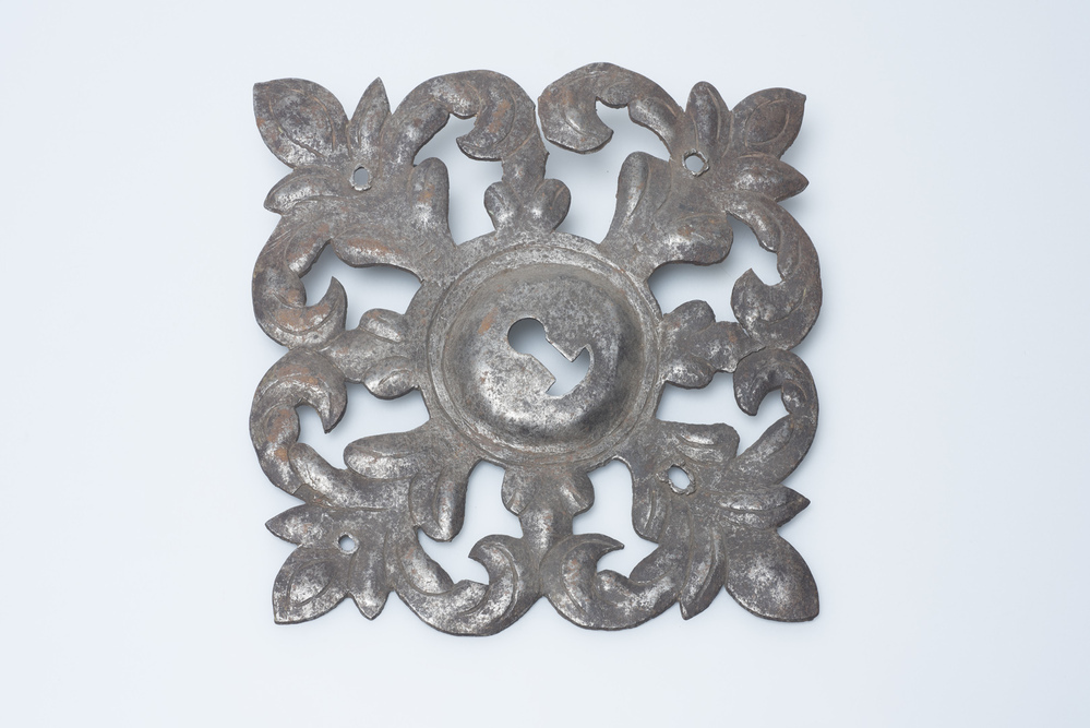 Slotplaat van een kist