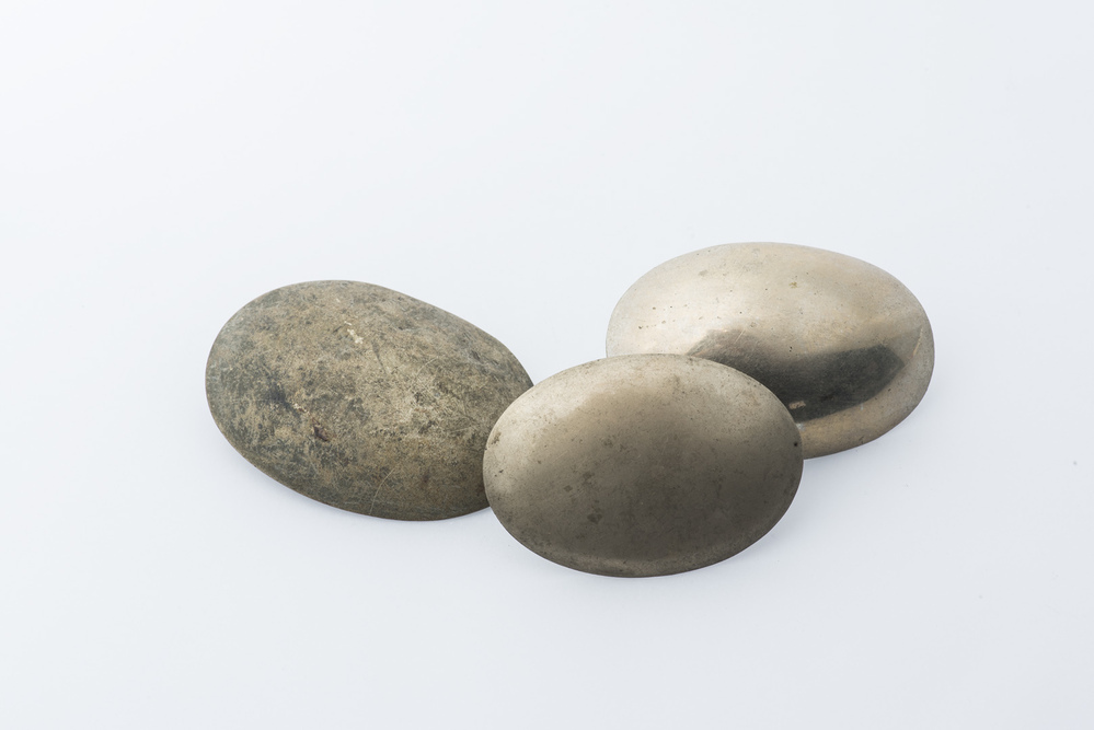 Verzilverd ornament voor paardentuig